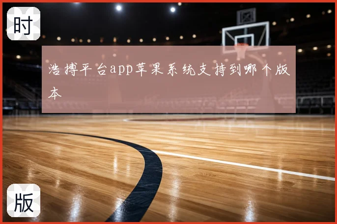 浩搏平台app苹果系统支持到哪个版本